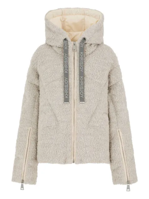 Khrisjoy Iconic Milano hooded zip jacket Grey KWF25R0601BC0001PRL001