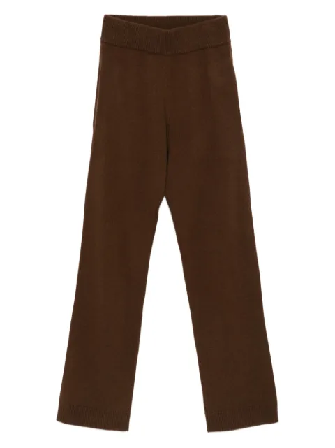 ENTIRE STUDIOS ribbed track pants Brown UNU11088CE