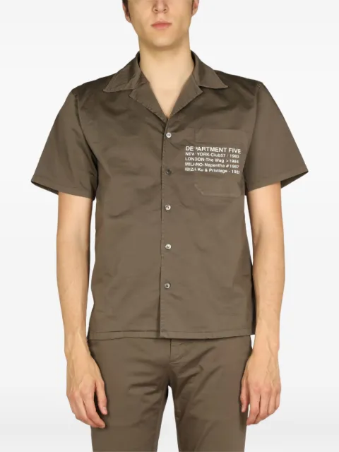 Department 5 short-sleeve pocket shirt Green US0071TS0038002P27603