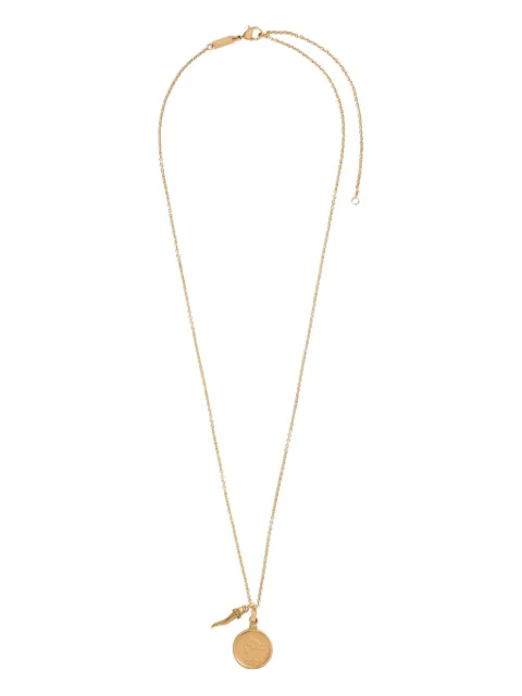 Dolce & Gabbana Horn brass necklace Gold WNR8S2W1111