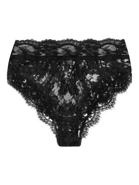 Dolce & Gabbana lace high-leg briefs Black O2D56TON0AB