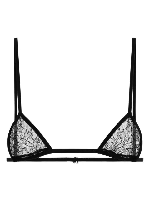 Dolce & Gabbana lace triangle bra Black O1C46TON09W