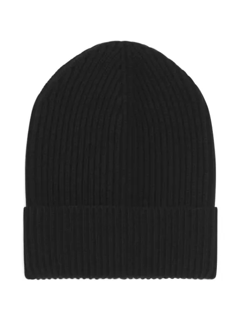 Dolce & Gabbana ribbed beanie Black FXQ19TJGME5