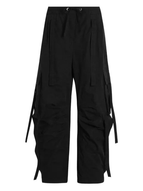 Dolce & Gabbana drawstring cargo pants Black FTDEHTHUMS8