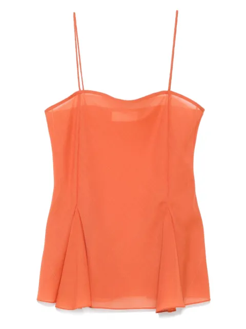 RACIL Foundation wool tank top Orange FOUNDATIONCAMISOLETOP