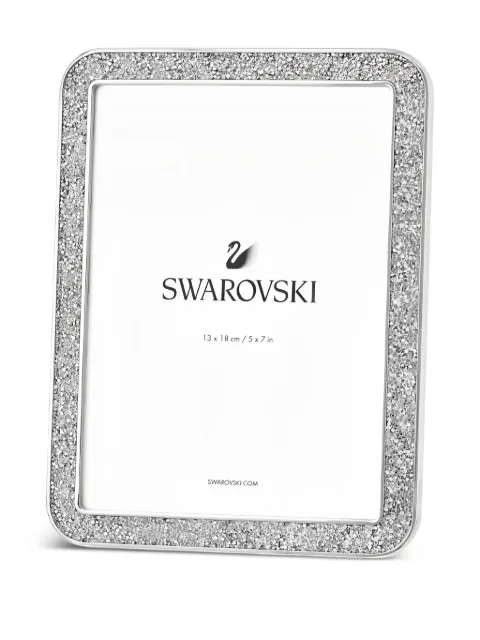 Swarovski Minera crystal-embellished frame (20,7 x 15,7cm) Silver 5351296