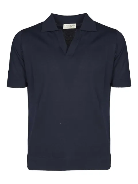 Filippo De Laurentiis polo-collar short-sleeve T-shirt Blue PL0MCSKCR14R890