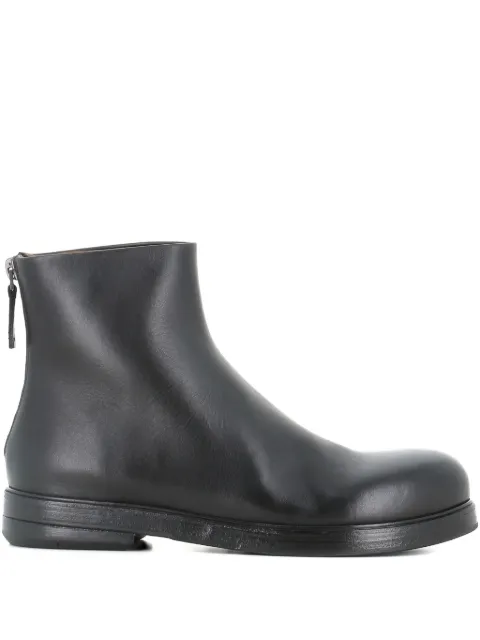 Marsèll 30mm Zucca Zeppa leather ankle boots Black MW7050P011