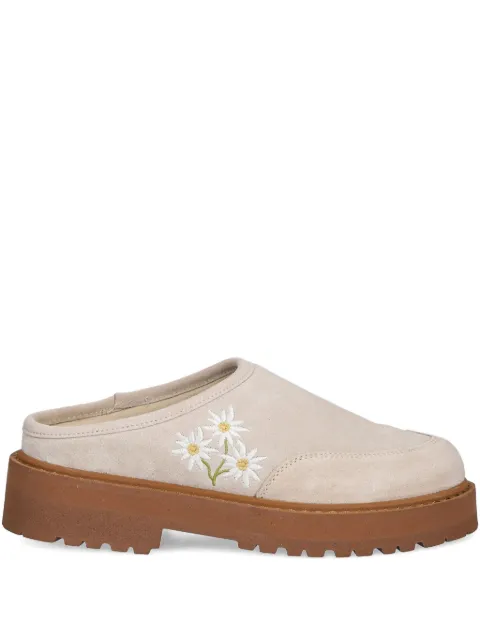 Diemme Maggiore embroidered mules Neutrals DI25SPMAWM06S006CRE