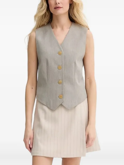 By Malene Birger Occa buttoned sleeveless vest Grey 103012
