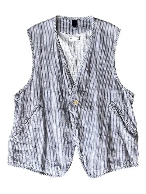 Ts(S) striped waistcoat Blue BT50EV01