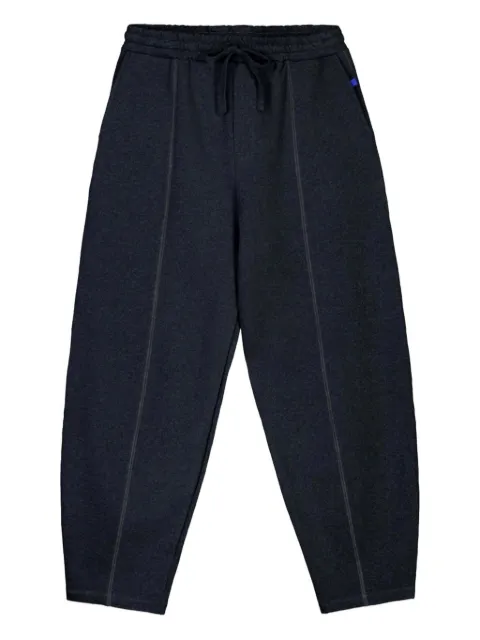 Kowtow seam-details drawstring trousers Blue KTB072CHAMAR
