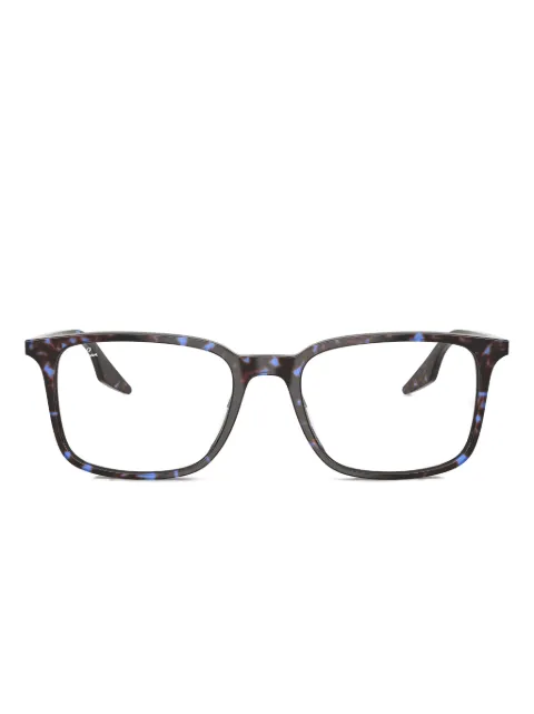 Ray-Ban RB5421 tortoiseshell square-frame glasses Blue RB5421