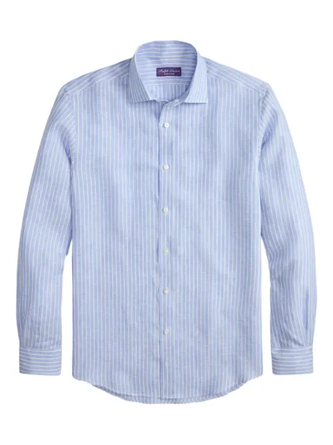 Ralph Lauren Purple Label striped linen shirt Blue 790977179001