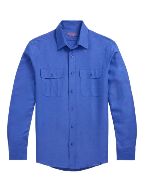 Ralph Lauren Purple Label long-sleeve shirt Blue 790977982007