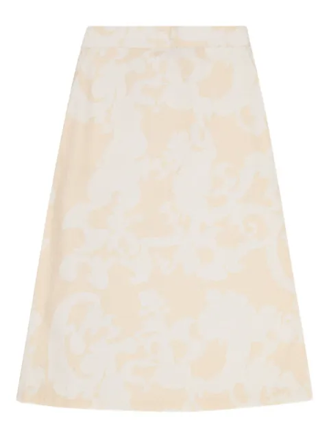 OpéraSPORT Floria midi skirt Neutrals W82AW24PRINT
