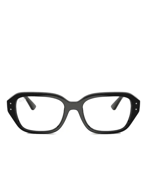 Ray-Ban Shea oversized square-frame glasses Black RB7258