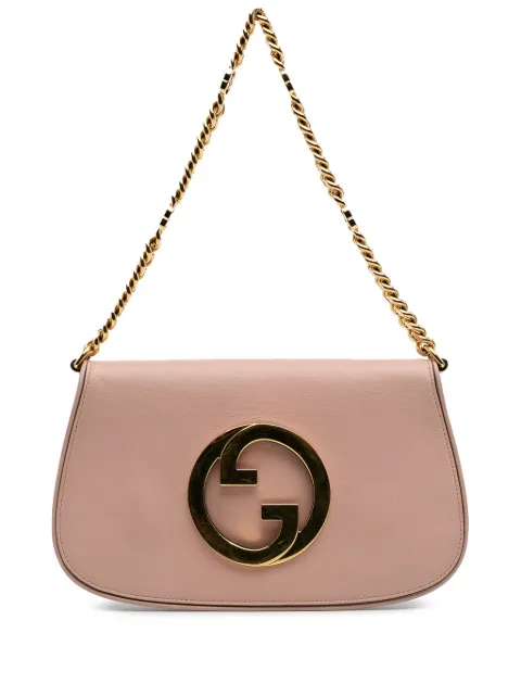 Gucci Pre-Owned 2016-2024 Calfskin Blondie Chain satchel Pink W3V1065P19BRCV8Z