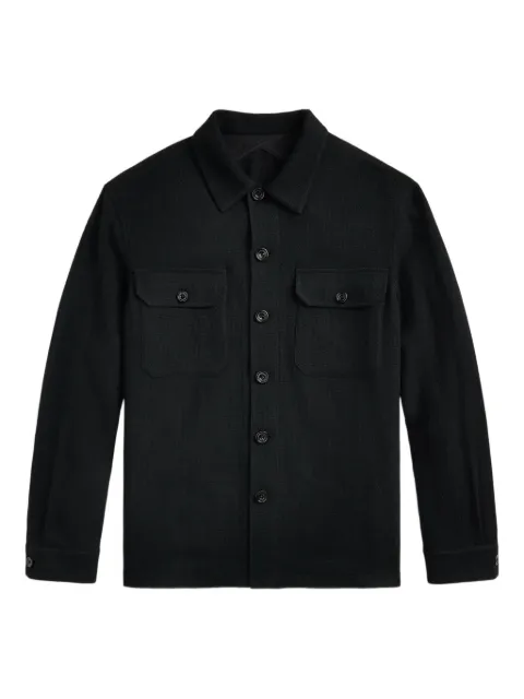 Ralph Lauren Purple Label cashmere shirt jacket Black 798977306001
