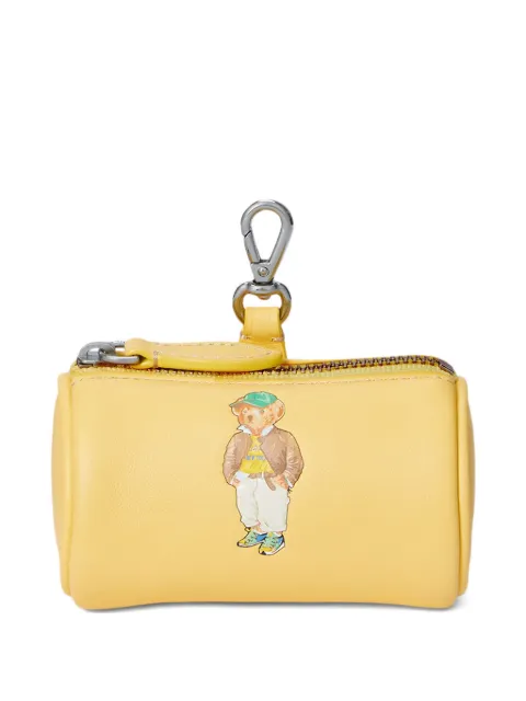 Polo Ralph Lauren Polo Bear-print zip-around wallet Yellow 427971202001