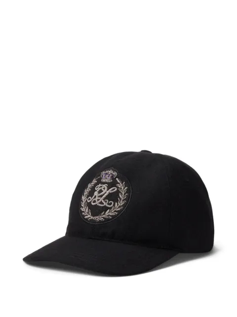 Ralph Lauren Purple Label logo-embroidered cap Black 798976980001