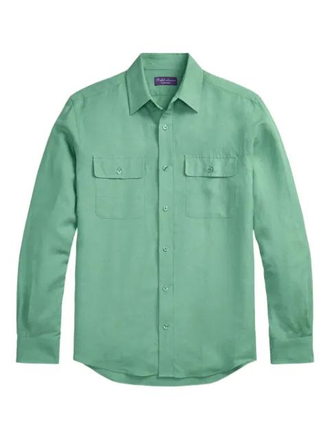 Ralph Lauren Purple Label long-sleeve shirt Green 790977982006