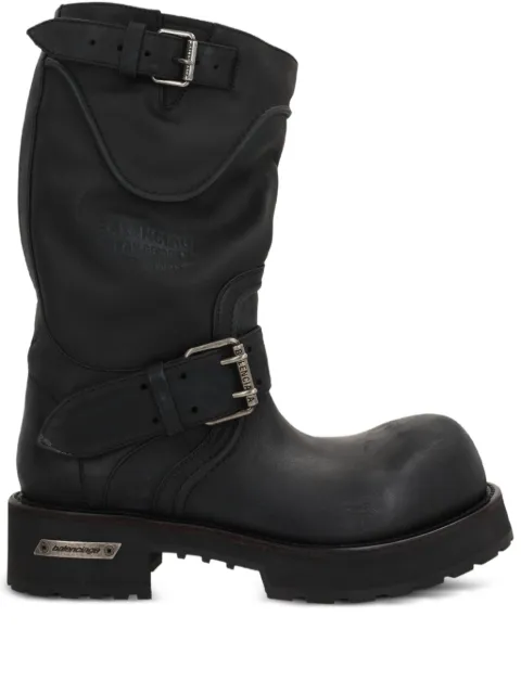 Balenciaga Venom leather boots Black 833581WCAL1