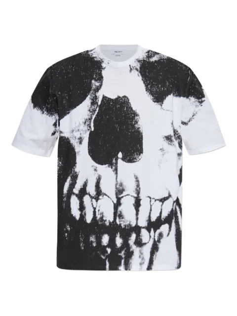 Alexander McQueen skull-print T-shirt White 815067QTAC5