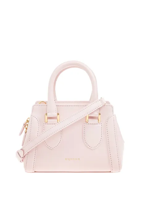 Alexander McQueen mini leather tote bag Pink 8271201MAAC