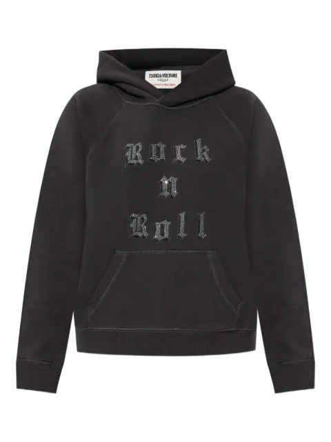 Zadig&Voltaire graphic-print hoodie Grey JWSS01607