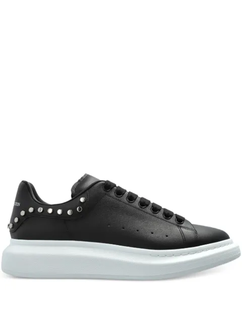 Alexander McQueen Oversized leather sneakers Black 837460WIAGM