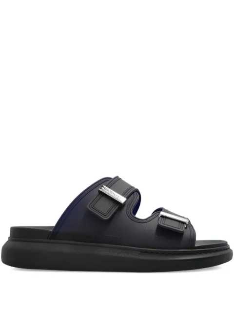 Alexander McQueen round-toe sandals Black 663563W4Z51