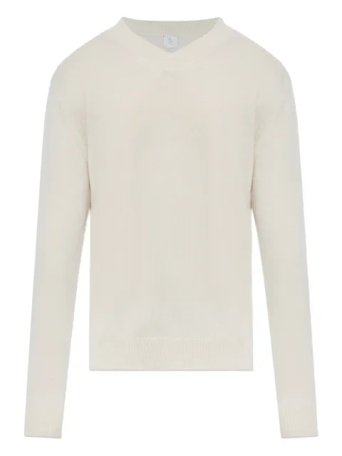 Eleventy V-neck jumper Neutrals L76MAGL15MAG0L013