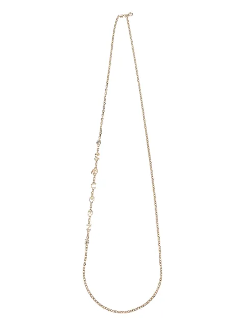 Alexander McQueen logo-chain necklace 836401J161C