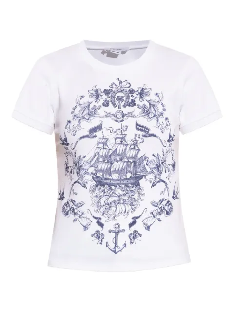 Alexander McQueen graphic-print t-shirt White 840012QZAPC