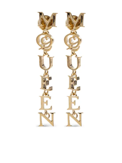 Alexander McQueen logo-charm earrings Gold 836403J161G