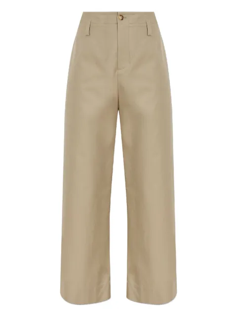 Alexander McQueen poplin trousers Neutrals 826441QSABY