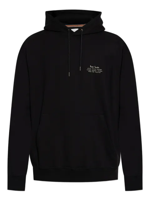 Paul Smith logo-print hoodie Black M1R071YTP4929