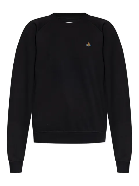Vivienne Westwood crew-neck embroidered sweatshirt Black 3I010014J006O