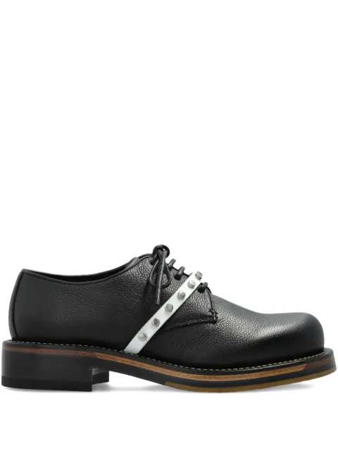 Alexander McQueen leather Derby shoes Black 831116WIAGI