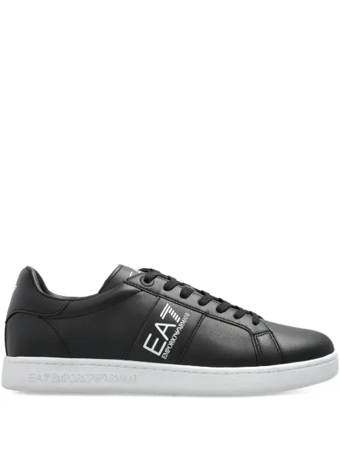 Ea7 Emporio Armani logo-embellished low-top sneakers Black 7X000332AF10848