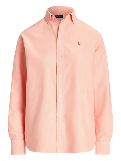 Polo Ralph Lauren logo-embroidered shirt Orange 211971679002