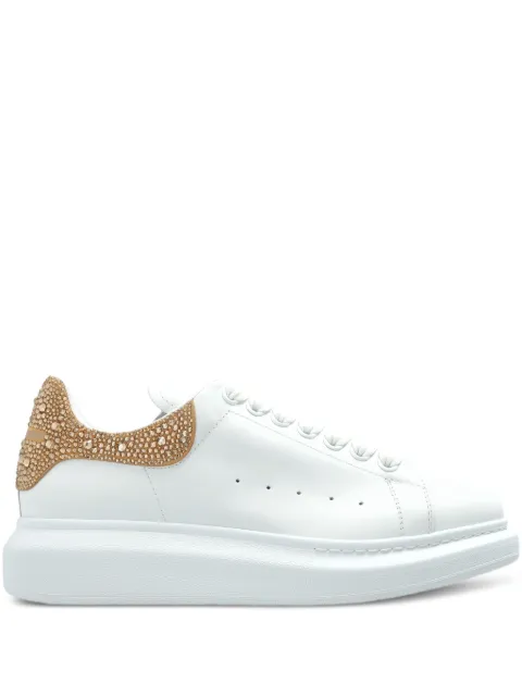 Alexander McQueen Oversized leather sneakers White 666407WIAE7