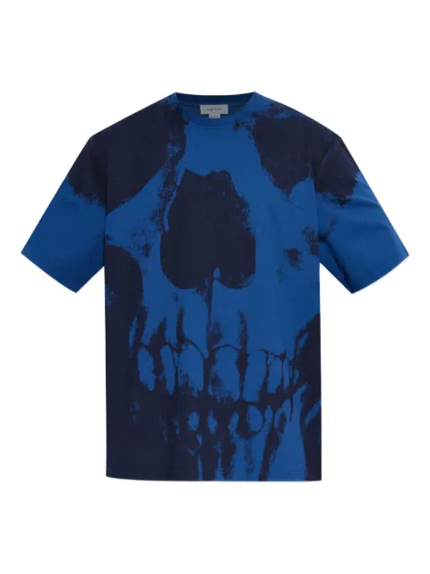 Alexander McQueen skull-print t-shirt Black 815067QTAC5