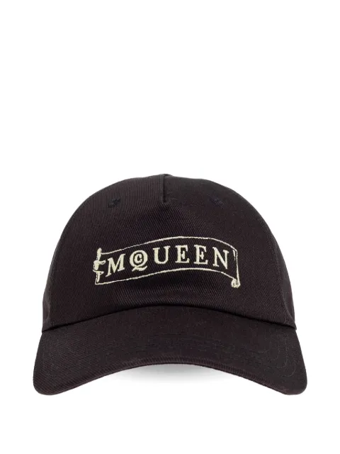 Alexander McQueen embroidered-logo baseball cap Black 8395203105Q