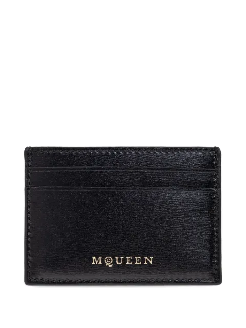Alexander McQueen leather cardholder Black 8365561MAAF