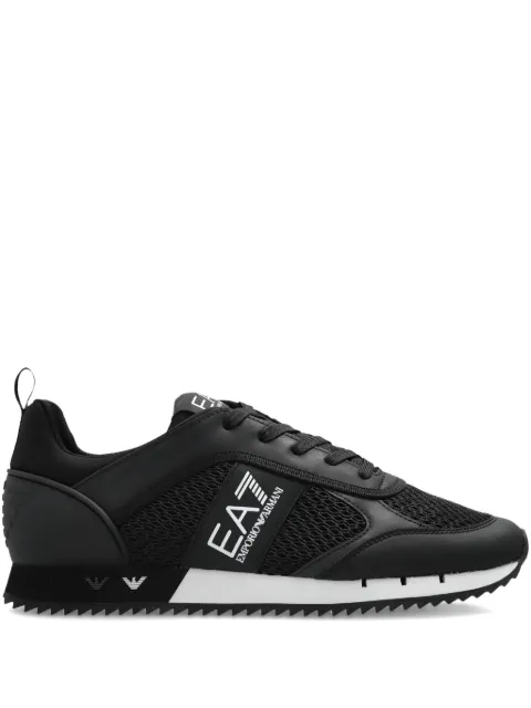 Ea7 Emporio Armani logo-embellished lace-up sneakers Black 7X000334AF18610