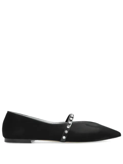Alexander McQueen stud-detailing ballet flats Black 838131W4ABA