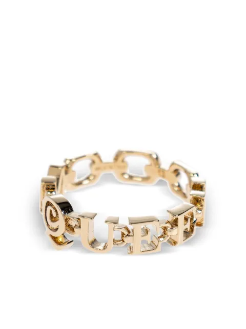 Alexander McQueen logo-embellished ring Gold 836414J161G