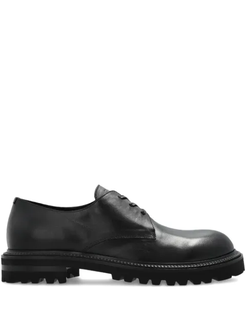 Giorgio Armani lace-up chunky derby shoes Black GM002316AF20410